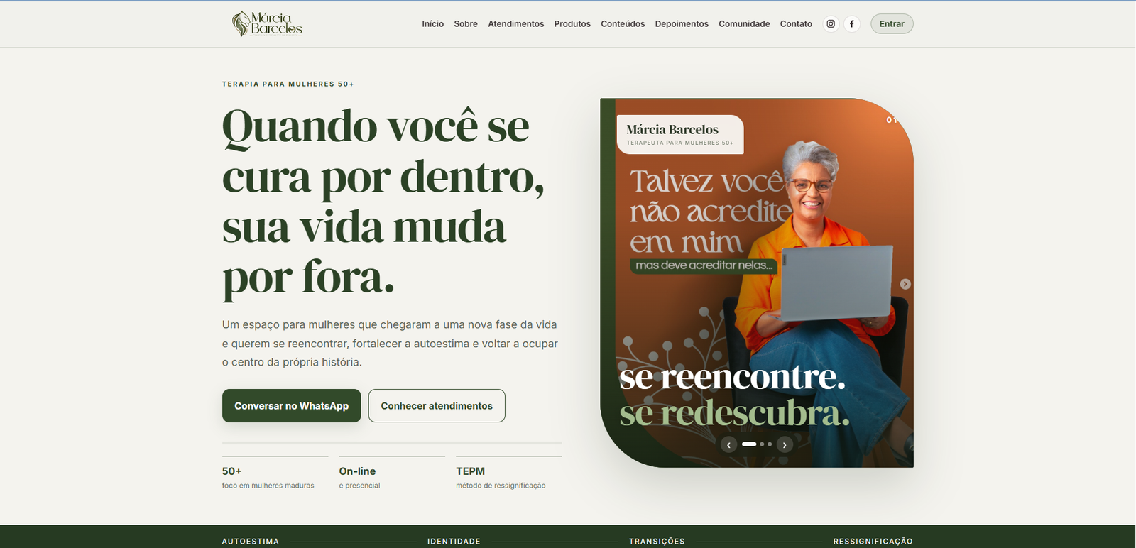 Márcia Barcelos Terapeuta para Mulheres